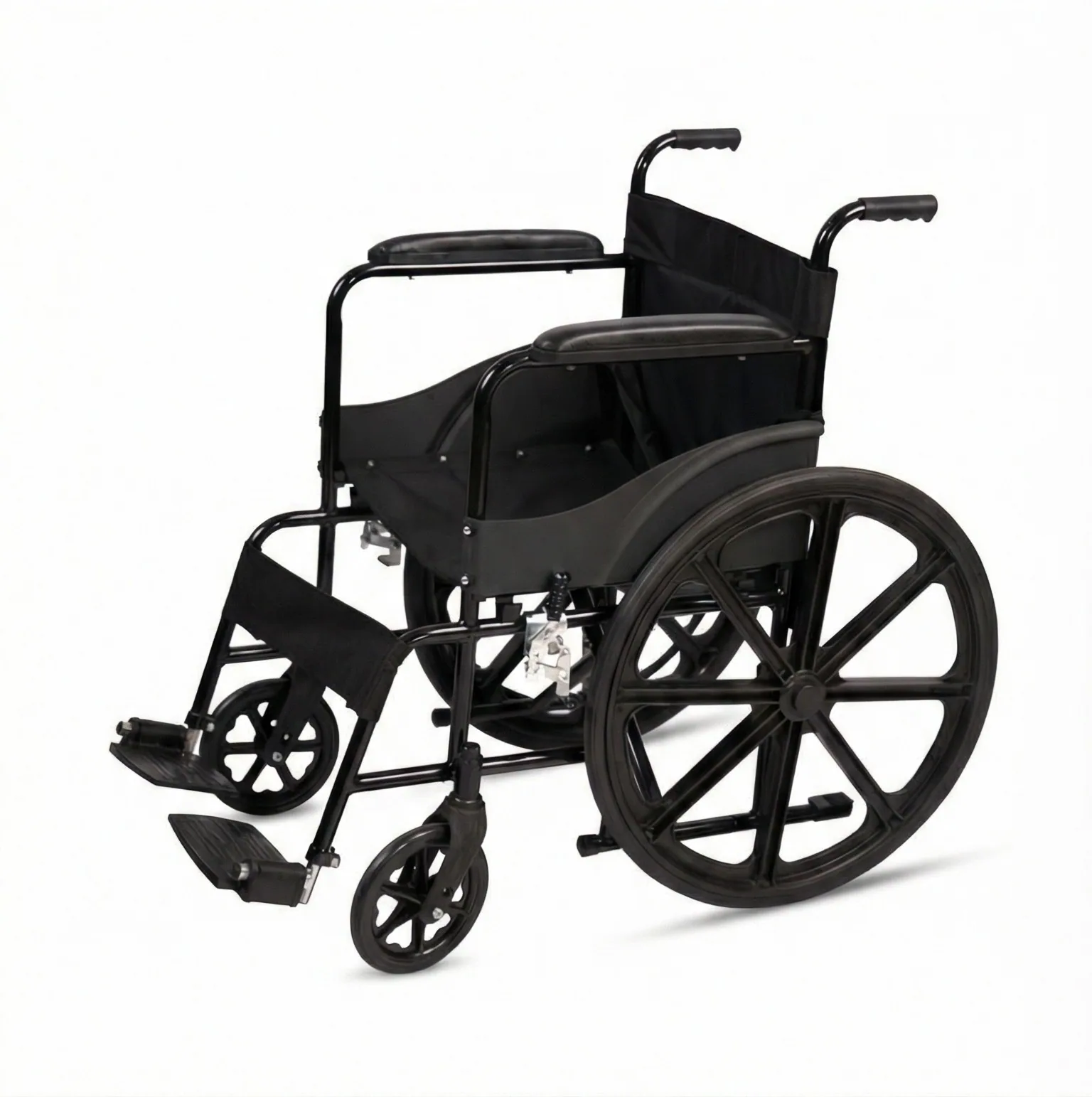VMS Careline Foldable Commode Wheelchair DELUXE